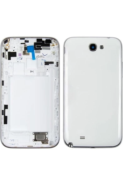 EMXTECH  Samsung Galaxy Note 2 Kasa Kapak Beyaz