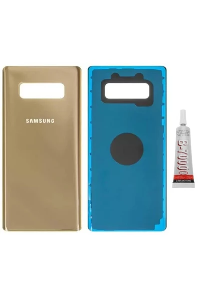EMXTECH  Samsung Galaxy Note 8 Arka Pil Kapağı Gold (b7000 15ml Hediyeli)