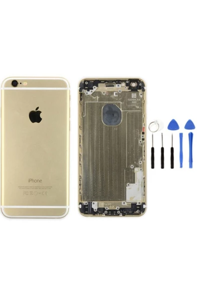 EMXTECH  Iphone 6 Plus Boş Kasa Gold (tamir Seti Hediyeli) - 1