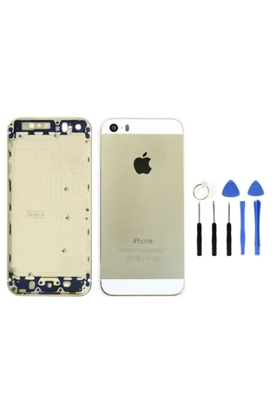 EMXTECH  Iphone 5s  Uyumlu Boş Kasa Gold (tamir Seti Hediyeli)
