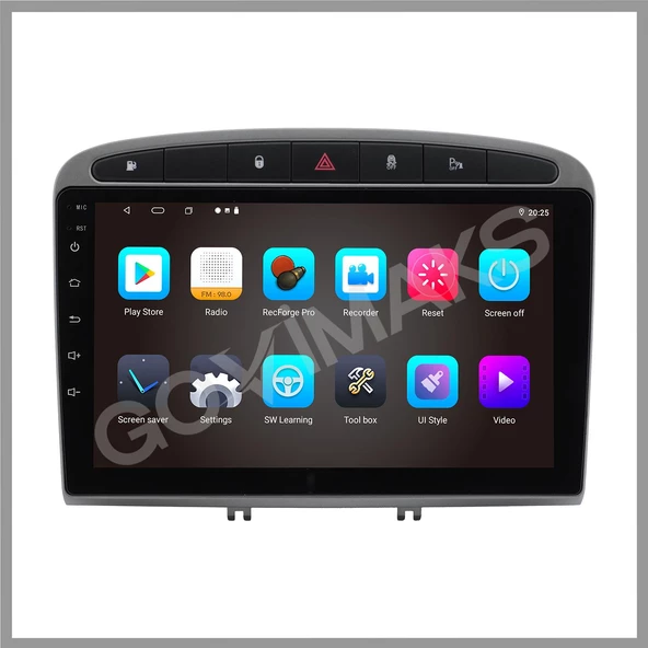 PEUGEOT 308 RCZ  2008-2013 UYUMLU 2 GB RAM 32 GB HAFIZA ANDROID MULTIMEDIA - Resim 6