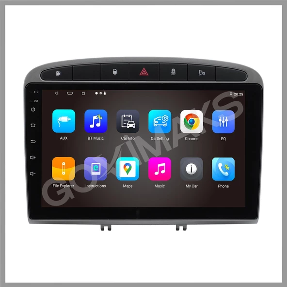 PEUGEOT 308 RCZ  2008-2013 UYUMLU 2 GB RAM 32 GB HAFIZA ANDROID MULTIMEDIA - Resim 2