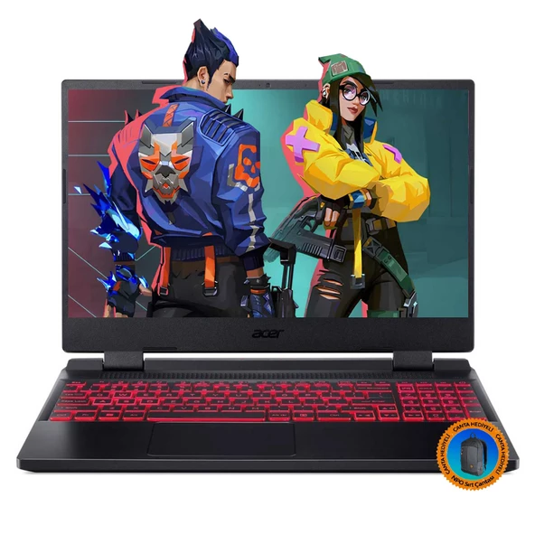 Acer Nitro 5 AN515 NH.QM0EY.009A4 i7-12650H 16GB 1TBSSD+1TBSSD RTX4060 15.6" FHD FreeDOS Dizüstü Bilgisayar-CNT005 - 2