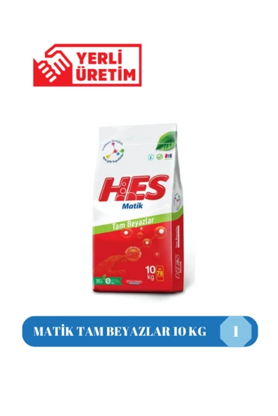 Hes  MATİK TAM BEYAZLAR 10 KG