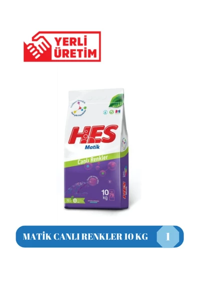 Hes  MATİK CANLI RENKLER 10 KG