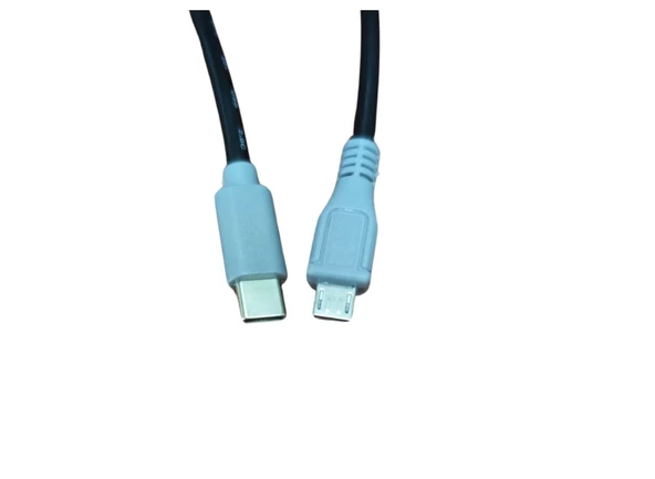 Pmr Micro Usb to Type C- Type C to Micro Usb Kablo 30 Cm