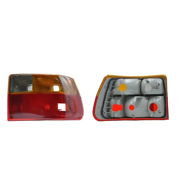 Opel Astra F Arka Sağ (Yolcu) Stop 95/98 HB Füme - Resim 3