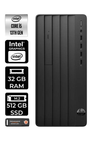 HP PRO TOWER 290 G9 E8T2W9ES027 i5 13500 32GB RAM 512GB SSD FDOS MASAÜSTÜ BİLGİSAYAR