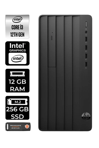 HP PRO TOWER 290 G9 E6D3A1EA056 i3 12100 12GB RAM 256GB SSD W11H MASAÜSTÜ BİLGİSAYAR