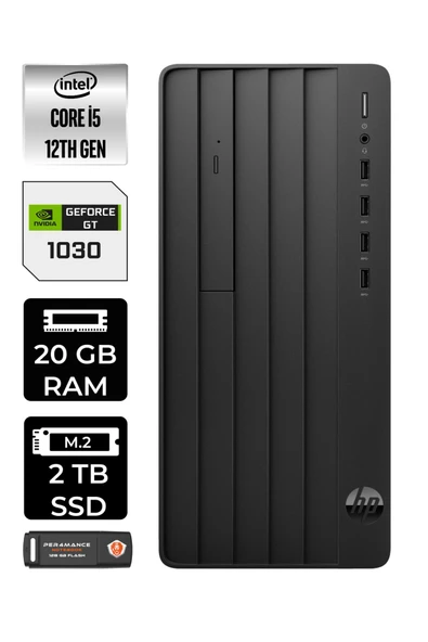 HP PRO TOWER 290 G9 E6D3A5EA519 i5 12500 20GB RAM 2TB SSD GT1030 4GB W11H MASAÜSTÜ BİLGİSAYAR