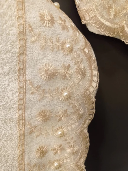 NİVEMESHOME BATİK DARİA KAHVE NAKIŞLI HAVLU - 3