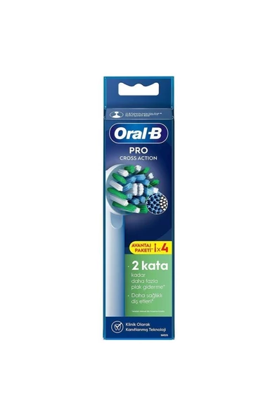 Oral-B Pro Cross Action X-filament Şarjlı Diş Fırçası Yedek Başlığı 4 Adet - 2