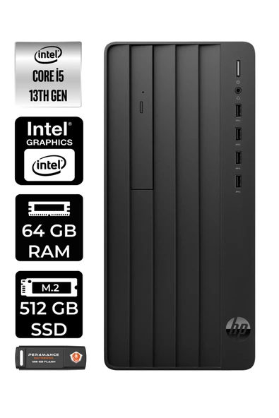 HP PRO TOWER 290 G9 E8T2W9ES147 i5 13500 64GB RAM 512GB SSD W11P MASAÜSTÜ BİLGİSAYAR ürün görseli