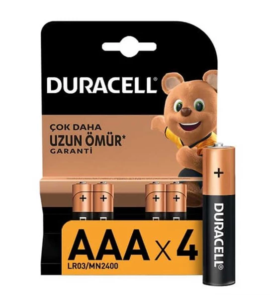 Duracell AAA İnce Pil Alkaline