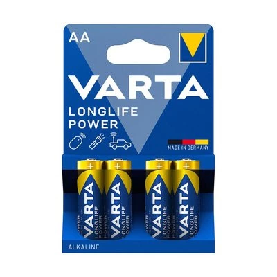 Varta 4906 Longlife Power Alkalin AA Kalem Pil 4'lü Paket (Blister)