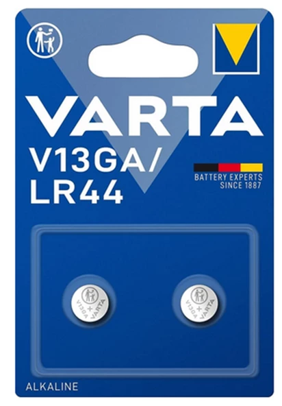 Varta LR44 V13GA AG13 Alkalin Pil 2li Paket