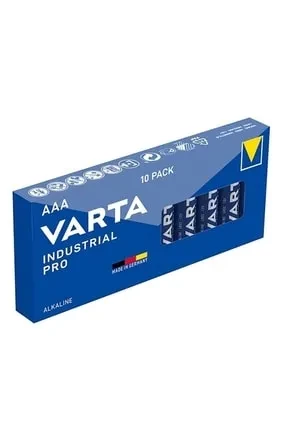 Varta 4003 Endüstriyel Alkalin Aaa Size İnce Kalem Pil 10'lu Ambalaj