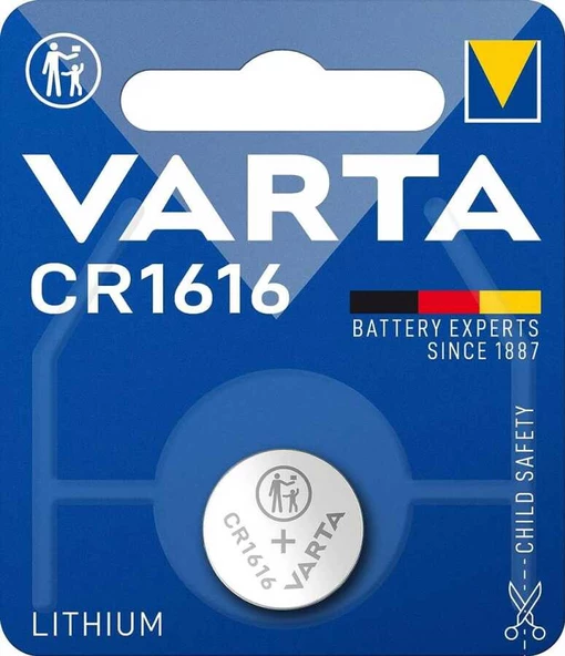 Varta 1616 CR1616 Lithium 3V Pil