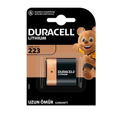 Duracell 223 CR-P2 Ultra Photo 3V Lityum Foto Pili