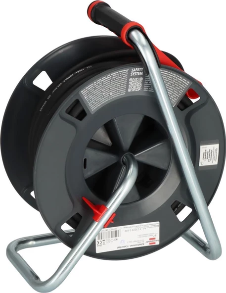 Brennenstuhl Profesyone Serisi 5 Soketli Sigorta Şalterli IP44 Lisanslı 25 Metre Makaralı Kablo (H07RN-F 3G2.5) - 2