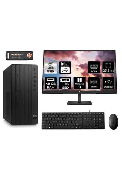 HP PRO TOWER 290 G9 AE8T2W9ESS093 i5 13500 48GB RAM 1TB SSD 23.8" W11H MASAÜSTÜ PC