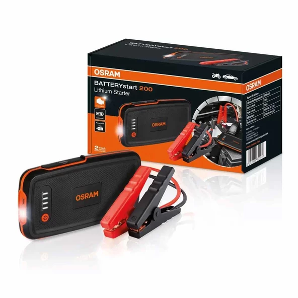 Osram Akü Takviye 3L 12V 6000MAH OBSL200