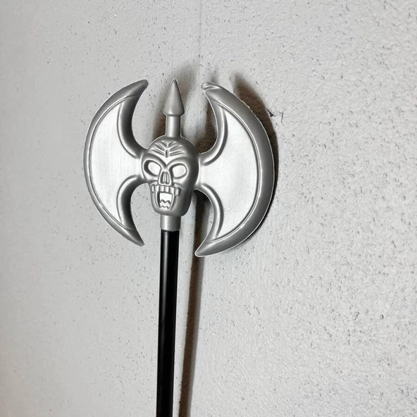 Halloween Çubuklu Çift Yönlü Balta 55 cm