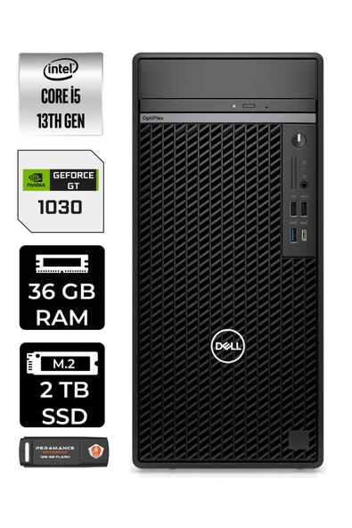 Dell OPTIPLEX 7010 EN010O7010484 i5 13500 36GB RAM 2TB SSD GT1030 FDOS MASAÜSTÜ BİLGİSAYAR