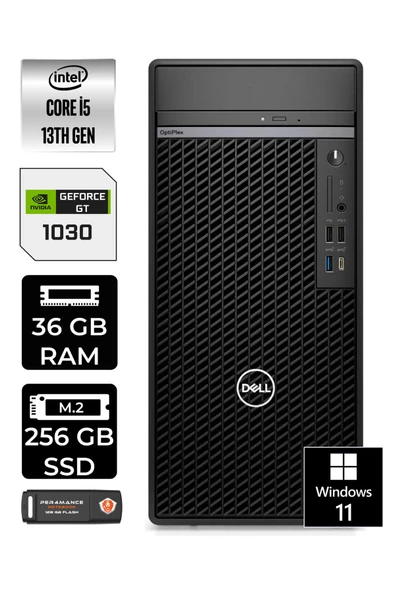 Dell OPTIPLEX 7010 EN010O7010581 i5 13500 36GB RAM 256GB SSD GT1030 W11P MASAÜSTÜ BİLGİSAYAR
