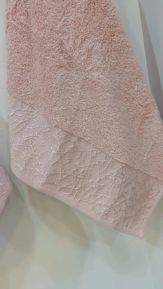 LİNENS PEMBE 50*85 YÜZ HAVLUSU KARACAN - 2