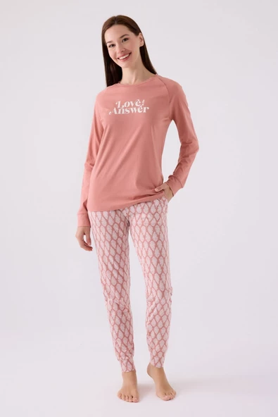 Arnetta 3072 Kadın Uzun Kol Pijama Takım