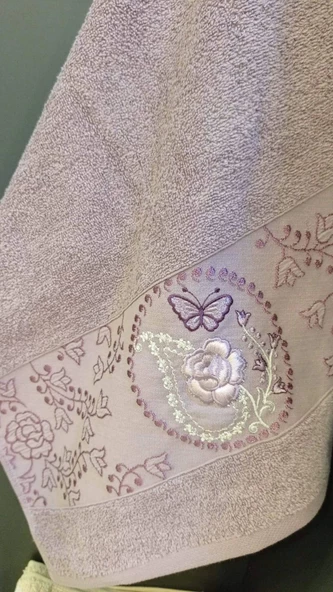 KLARA MOR 50*85 YÜZ HAVLUSU KARACAN - 2