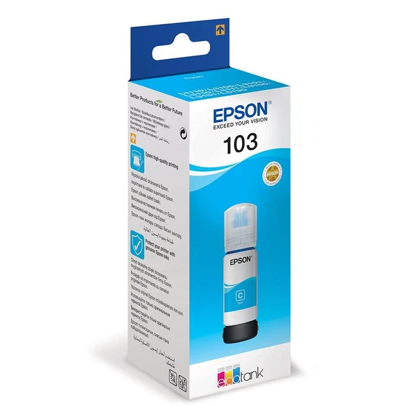 Epson 103 Mavi Mürekkep Kartuşu L3110/L3150/L3111/L3151 (C13T00S24A)