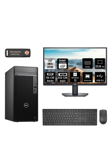 Dell OPTILEX 7010 AEO7010S082 i5 13500 36GB RAM 512GB SSD 23.8" W11H MASAÜSTÜ BİLGİSAYAR