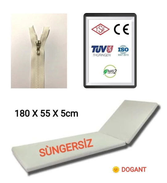 Dogant Impertex Kumaş Fermuarlı Şezlong Minderi Kılıf SÜNGERSİZ 180X55X5 cm