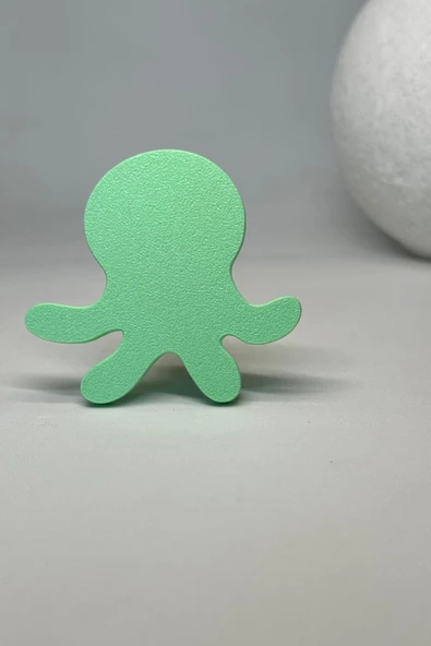 Pomerol Yeşil Ahtapot Dolap Kulpu-Çocuk Odası, Mutfak ve Banyo İçin Modern, Şık ve Dayanıklı Mobilya Kulp,DH - 3