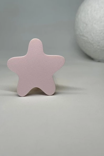 Pomerol Pembe Yıldız Dolap Kulpu - Çocuk Odası ve Modern Mutfaklar İçin Zarif Mobilya Kulbu, DY - 3