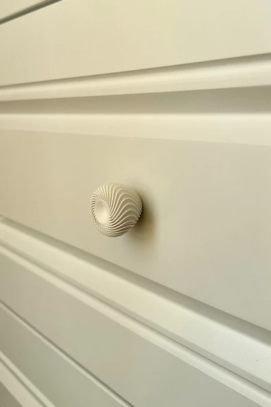 Pomerol Beyaz İnci Minimalist Kulpu – Zarif ve Modern Tasarım Mobilya Kulpu - 4