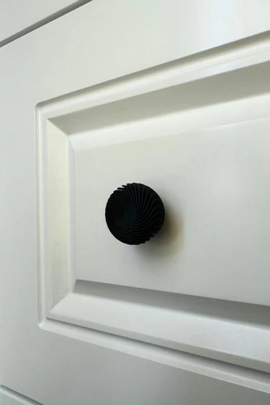 Pomerol Siyah İnci Asil Dokunuş Kulpu – Minimalist ve Modern Tasarım Mobilya Kulpu - 3