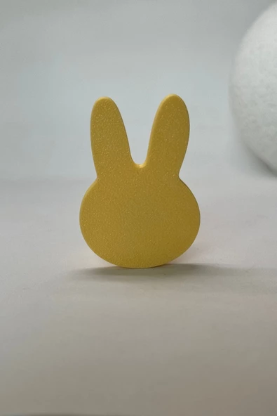 Pomerol Sarı Tavşan Dolap Kulpu - Çocuk Odası, Mutfak ve Banyo İçin Modern, Sevimli  Mobilya Kulp, DH - 3