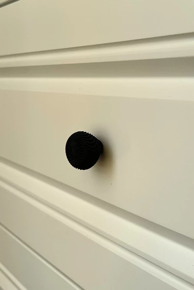 Pomerol Siyah İnci Şık Dolap Kulpu – Minimalist ve Modern Tasarım Mobilya Kulpu - 4