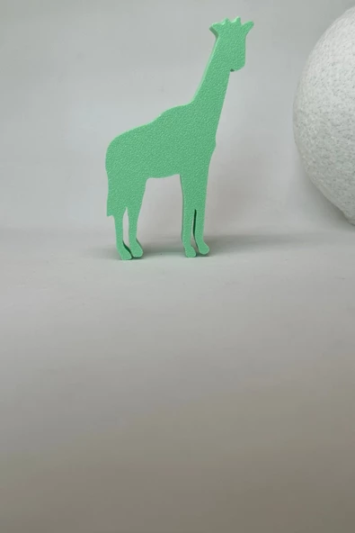Pomerol Yeşil Zürafa Dolap Kulpu - Çocuk Odası, Mutfak ve Banyo İçin Modern, Şık ve Dayanıklı Mobilya Kulp - 3