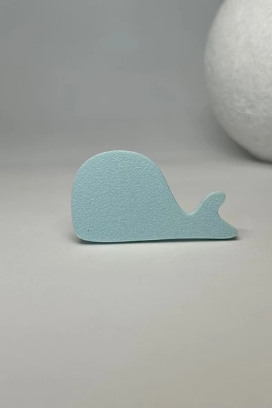 Pomerol Mavi Balina Dolap Kulpu -Çocuk Odası, Mutfak ve Banyo İçin Modern, Şık ve Dayanıklı Mobilya Kulp, DH - 3