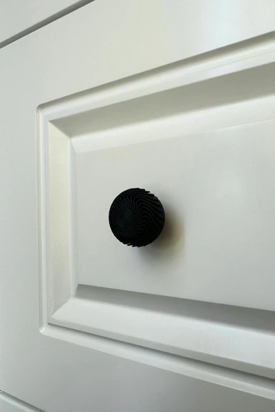 Pomerol Siyah İnci Şık Dolap Kulpu – Minimalist ve Modern Tasarım Mobilya Kulpu - 3