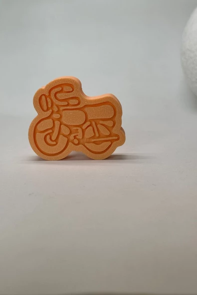 Pomerol Turuncu Motor Dolap Kulpu - Çocuk Odaları, Mutfak ve Banyo Dolapları İçin Eğlenceli ve Mobilya Kulpu - 3