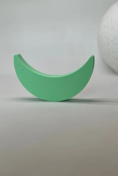 Pomerol Yeşil Ay Dolap Kulpu - Çocuk Odası, Mutfak ve Banyo İçin Canlı ve Dayanıklı Mobilya Kulp - 3