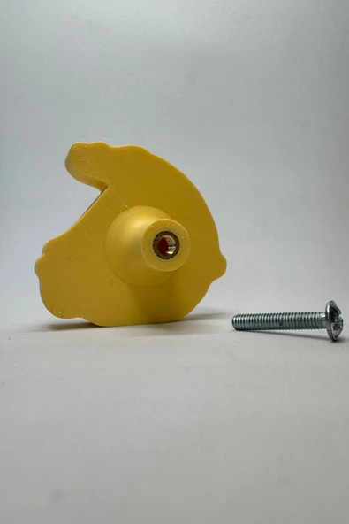 Pomerol Sarı Yelkenli Dolap Kulpu - Çocuk Odaları, Mutfak ve Banyo Dolapları İçin Modern ve Dekoratif Kulp - 5