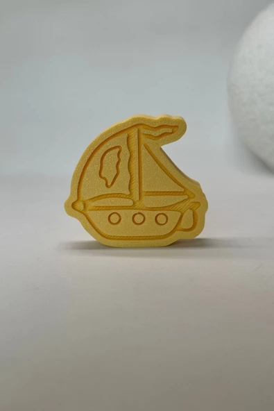 Pomerol Sarı Yelkenli Dolap Kulpu - Çocuk Odaları, Mutfak ve Banyo Dolapları İçin Modern ve Dekoratif Kulp - 3