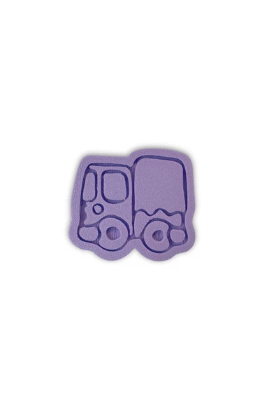 Pomerol Mor Kamyon Dolap Kulpu - Çocuk Odaları ve Modern Mutfaklar İçin Eğlenceli ve Dayanıklı Mobilya Kulpu - 4