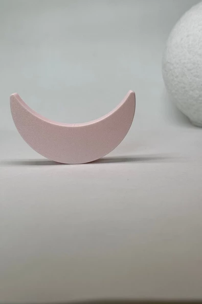 Pomerol Pembe Ay Dolap Kulpu - Çocuk Odası, Mutfak Ve Banyo Için Şık , Dekoratif Ve Dayanıklı Mobilya Kulp - Resim 3